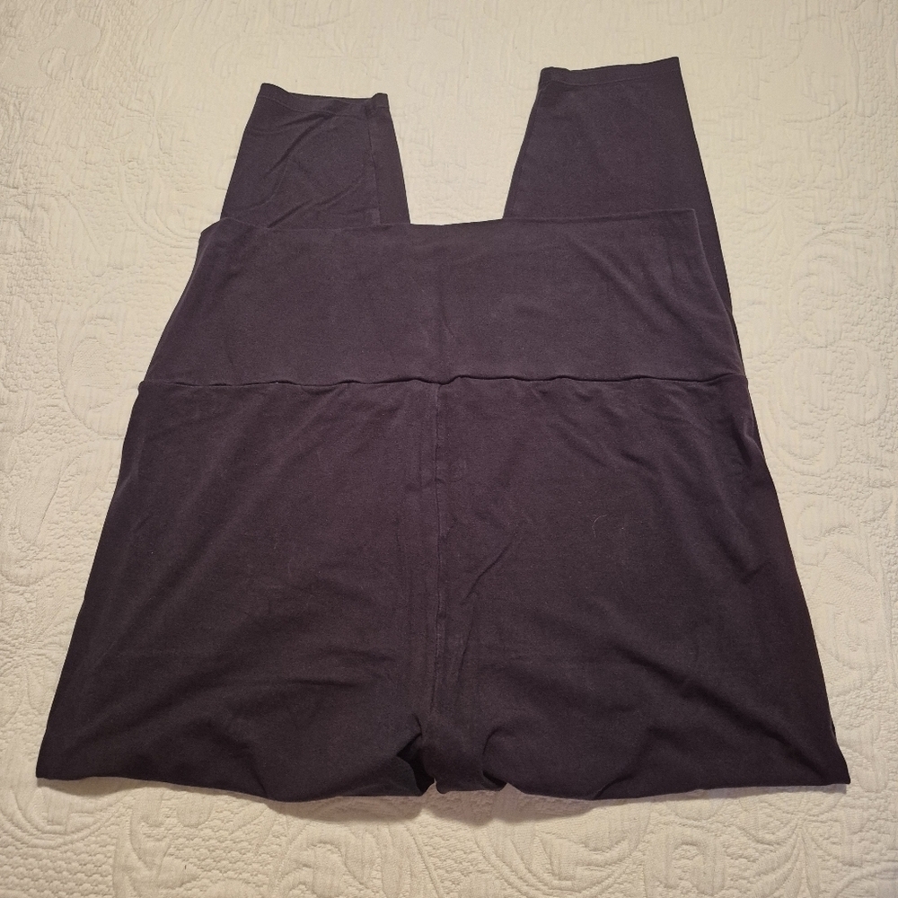Quince women's XL black bamboo jersey maternity & postpartum lounge pants VGUC - Picture 4 of 8